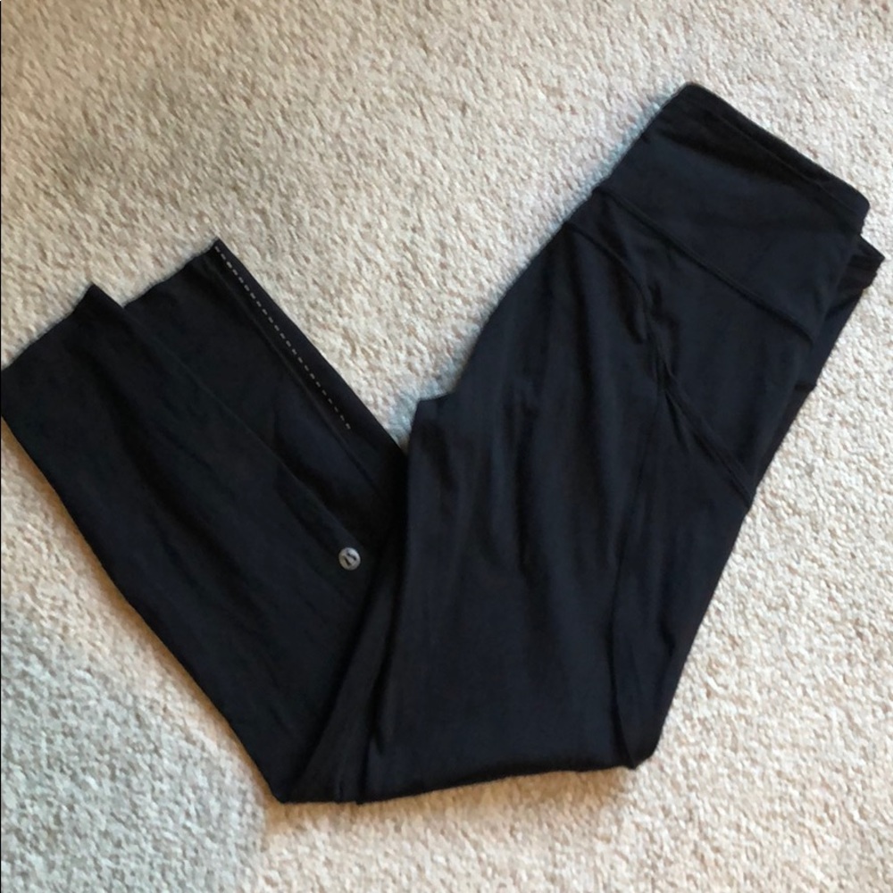 Lululemon Fast and Free 25” Black tights